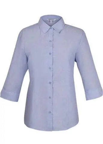Aussie Pacific Ladies Belair 3/4 Sleeve Shirt 2905T Metro Workwear.